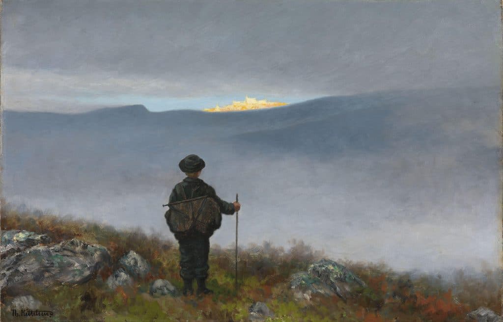 Theodor Kittelsen - langt der borte, 1900
